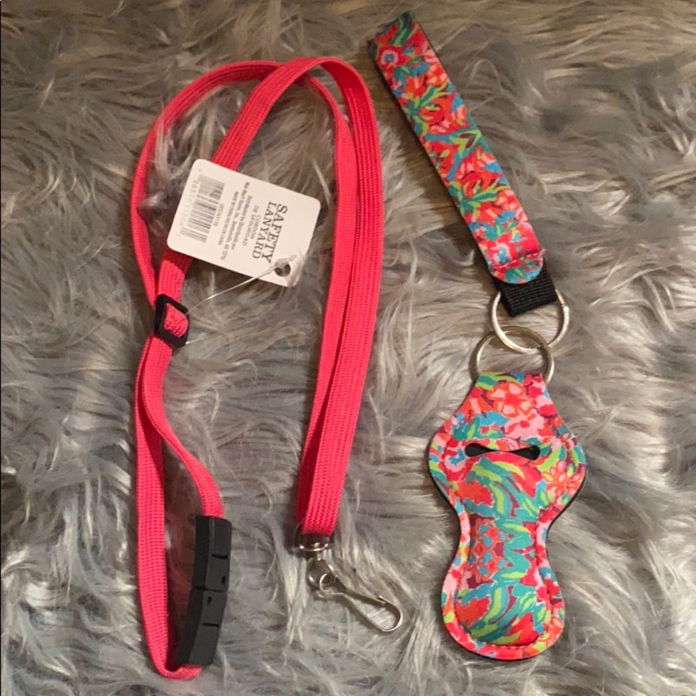 Chapstick holder & lanyard